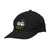 Branded Promotional HEAVYCAP in Black Baseball Cap From Concept Incentives.