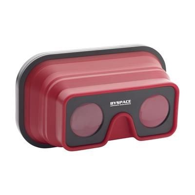Branded Promotional FOLDING VIRTUAL REALITY in Red Glasses From Concept Incentives.