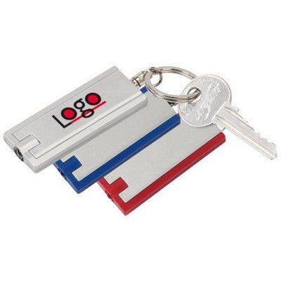 Branded Promotional FLAT SCAN KEYRING Keyring From Concept Incentives.