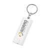 Branded Promotional FLATSCAN KEYRING in White Keyring From Concept Incentives.