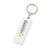 Branded Promotional FLATSCAN KEYRING in White Keyring From Concept Incentives.