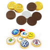 Branded Promotional 30MM MILK CHOCOLATE COIN Chocolate From Concept Incentives.