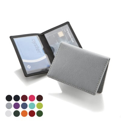 Branded Promotional BELLUNO PU OYSTER CARD CASE Credit Card Holder From Concept Incentives.