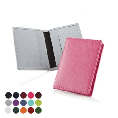 Branded Promotional CREDIT CARD CASE WALLET HOLDER with Pockets for 4 Cards Credit Card Holder From Concept Incentives.