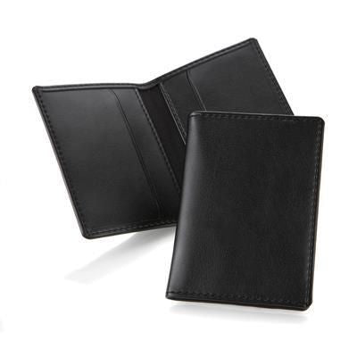 Branded Promotional HAMPTON LEATHER CREDIT CARD CASE Credit Card Holder From Concept Incentives.
