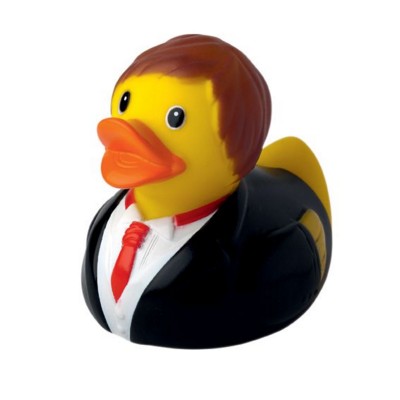 Branded Promotional GROOM DUCK Duck Plastic From Concept Incentives.