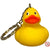 Branded Promotional DUCK KEYRING Keyring From Concept Incentives.