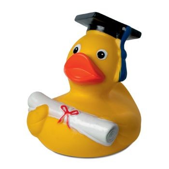 Branded Promotional DIPLOMA DUCK Duck Plastic From Concept Incentives.