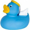 Branded Promotional ANGEL RUBBER DUCK in Blue Duck Plastic From Concept Incentives.