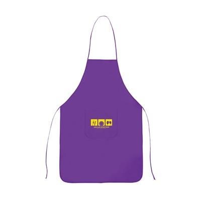 Branded Promotional PROMO COOK APRON in Purple Apron From Concept Incentives.
