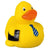 Branded Promotional BUSINESSMAN DUCK in Yellow Duck Plastic From Concept Incentives.