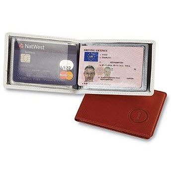 Branded Promotional CREDIT CARD CASE with Booklet of Clear Transparent Pockets in Belluno PU Credit Card Holder From Concept Incentives.