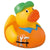 Branded Promotional HANDYMAN DUCK in Yellow Duck Plastic From Concept Incentives.