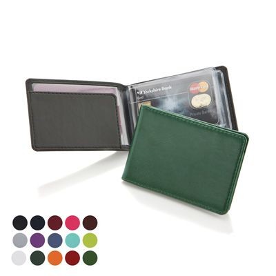 Branded Promotional DELUXE CREDIT CARD CASE in Belluno PU Leather Credit Card Holder From Concept Incentives.