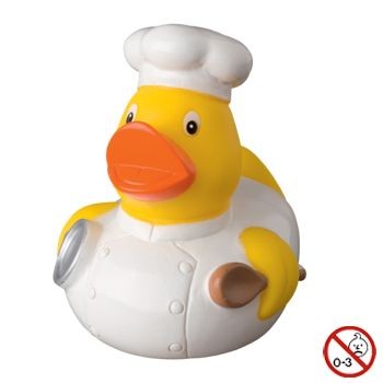 Branded Promotional CHEF DUCK Duck Plastic From Concept Incentives.