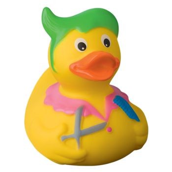 Branded Promotional HAIRDRESSER DUCK Duck Plastic From Concept Incentives.