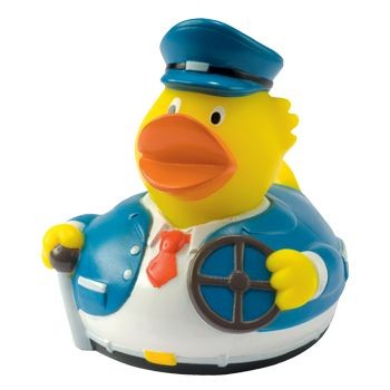 Branded Promotional BUS DRIVER DUCK Duck Plastic From Concept Incentives.