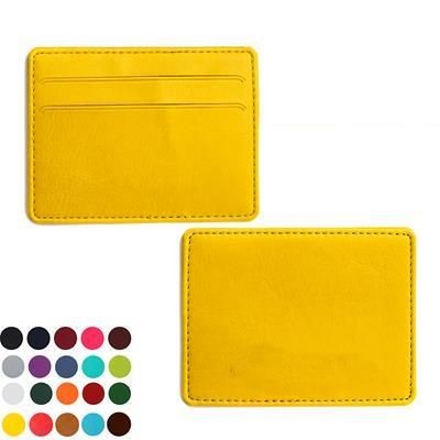 Branded Promotional SLIM CREDIT CARD CASE in Choice of Belluno Colours Credit Card Holder From Concept Incentives.