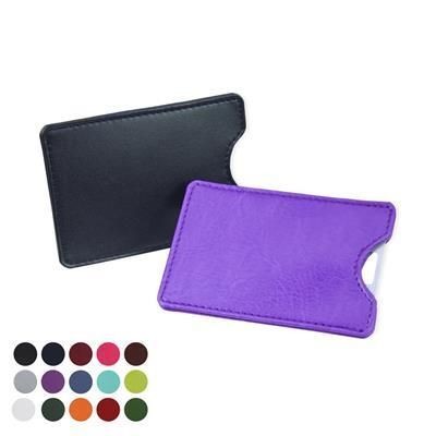 Branded Promotional CREDIT CARD SLIP CASE in Choice of Belluno Colours Credit Card Holder From Concept Incentives.