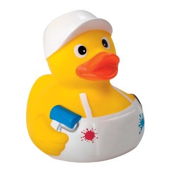 Branded Promotional PAINTER DUCK Duck Plastic From Concept Incentives.