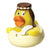 Branded Promotional SISSI SQUEAKING RUBBER DUCK Duck Plastic From Concept Incentives.