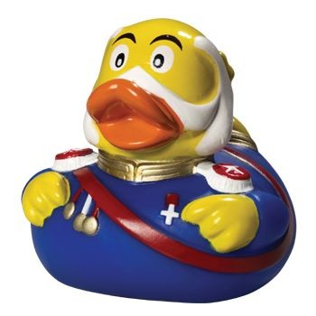 Branded Promotional FRANZ JOSEF SQUEAKING RUBBER DUCK Duck Plastic From Concept Incentives.