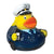 Branded Promotional POLICEMAN SQUEAKING RUBBER DUCK Duck Plastic From Concept Incentives.