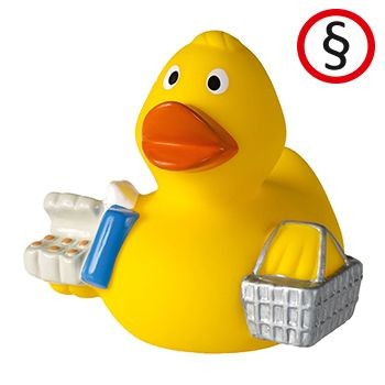 Branded Promotional SUPERMARKET DUCK Duck Plastic From Concept Incentives.