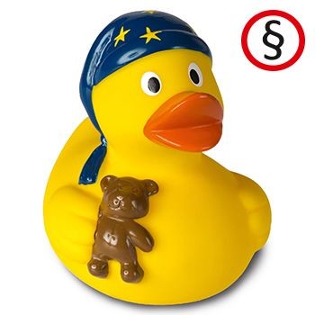 Branded Promotional NIGHTCAP DUCK Duck Plastic From Concept Incentives.