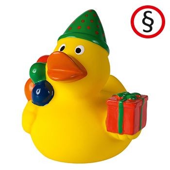 Branded Promotional BIRTHDAY DUCK Duck Plastic From Concept Incentives.