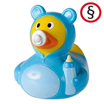 Branded Promotional BABY BOY DUCK Duck Plastic From Concept Incentives.