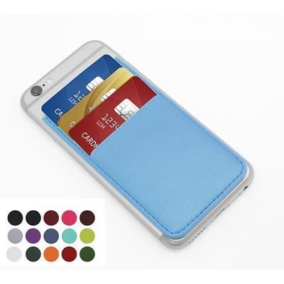 Branded Promotional CARD CASE with Three Card Slots Credit Card Holder From Concept Incentives.