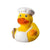 Branded Promotional BAKER RUBBER DUCK Duck Plastic From Concept Incentives.