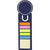 Branded Promotional CARD BOOKMARK & INDEX TAPE FLAG MARKER SET in Blue Bookmark From Concept Incentives.