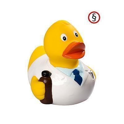 Branded Promotional PHARMACIST RUBBER DUCK Duck Plastic From Concept Incentives.