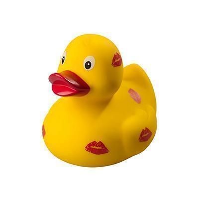 Branded Promotional KISS ME RUBBER DUCK Duck Plastic From Concept Incentives.