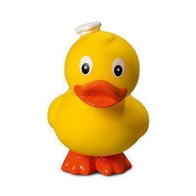 Branded Promotional CHEF STANDING RUBBER DUCK Duck Plastic From Concept Incentives.