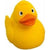 Branded Promotional RACING RUBBER DUCK in Yellow Duck Plastic From Concept Incentives.