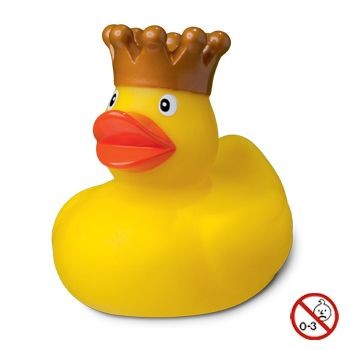 Branded Promotional KING DUCK Duck Plastic From Concept Incentives.
