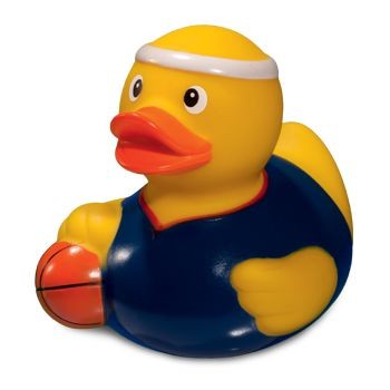 Branded Promotional BASKETBALL DUCK Duck Plastic From Concept Incentives.