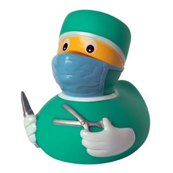 Branded Promotional SURGEON DUCK Duck Plastic From Concept Incentives.