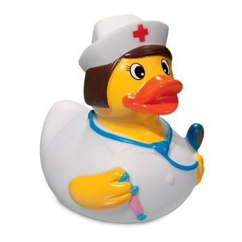 Branded Promotional NURSE DUCK Duck Plastic From Concept Incentives.