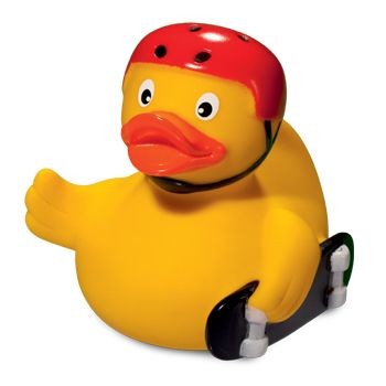 Branded Promotional SKATEBOARD DUCK Duck Plastic From Concept Incentives.