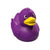 Branded Promotional SQUEAKY RUBBER DUCK in Purple Duck Plastic From Concept Incentives.
