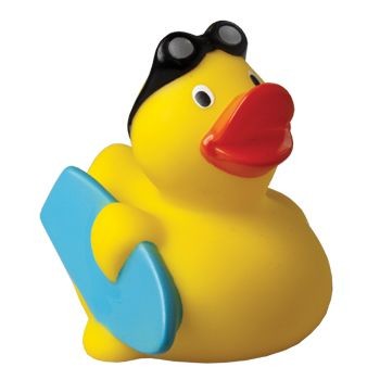 Branded Promotional SURFER DUCK Duck Plastic From Concept Incentives.