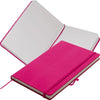 Branded Promotional KIEL A5 PU NOTE BOOK in Pink Jotter From Concept Incentives.