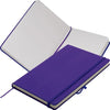Branded Promotional KIEL A5 PU NOTE BOOK in Purple Jotter From Concept Incentives.