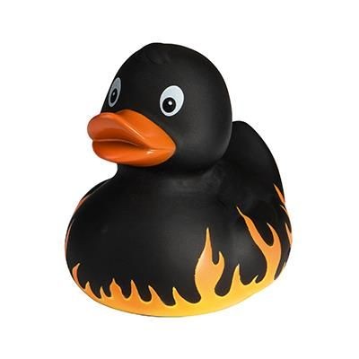 Branded Promotional FLAME RUBBER DUCK Duck Plastic From Concept Incentives.