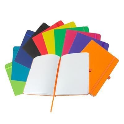 Branded Promotional KIEL A5 PU NOTE BOOK Jotter From Concept Incentives.