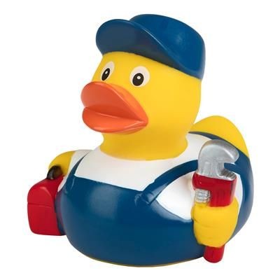Branded Promotional PLUMBER DUCK Duck Plastic From Concept Incentives.